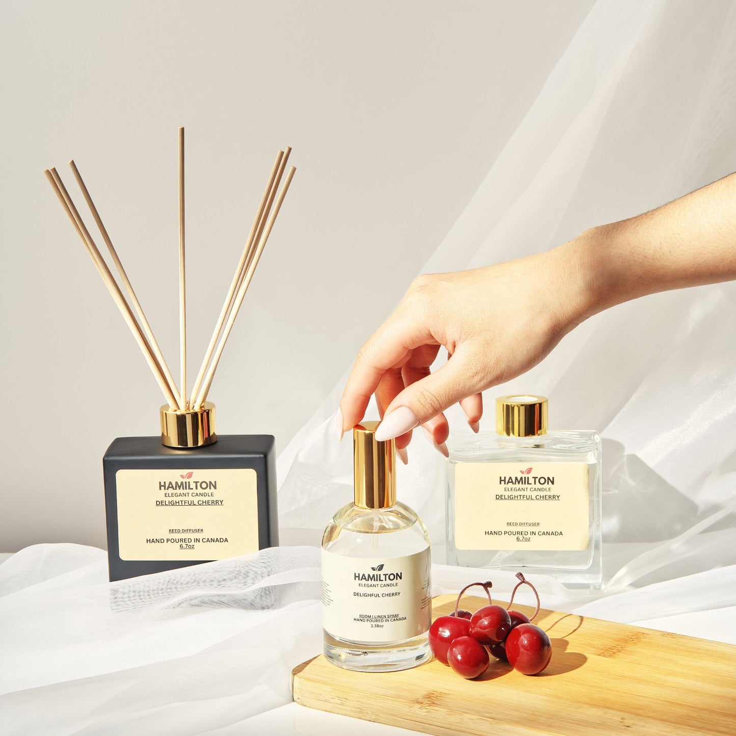Delightful Cherry|3.38oz Room|Linen Spray